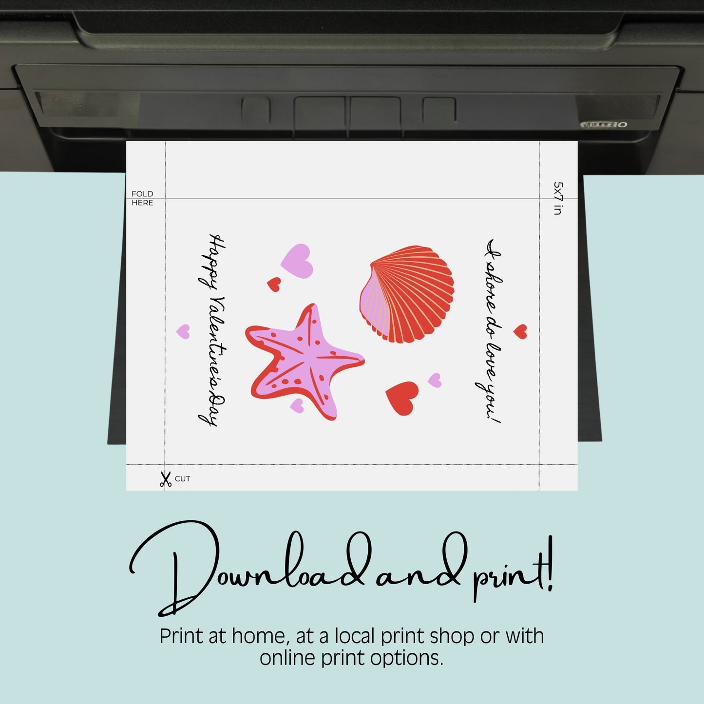I Shore Do Love You Carte St Valentin
