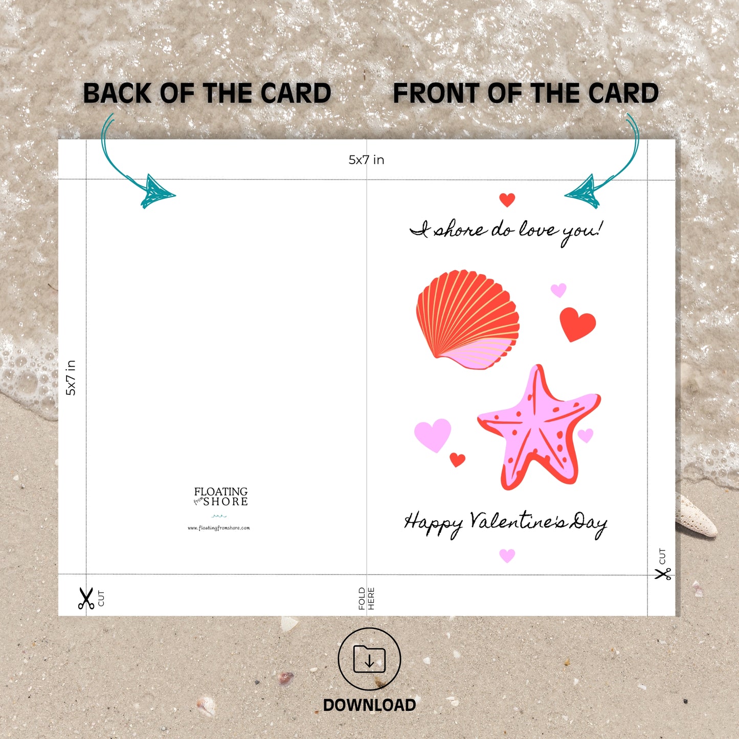 I Shore Do Love You Carte St Valentin