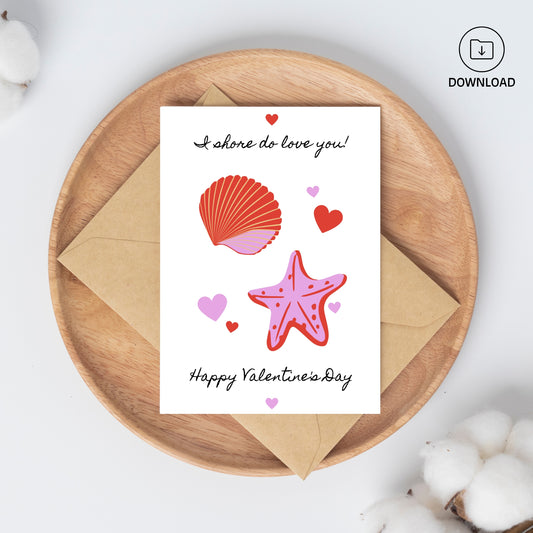 I Shore Do Love You Carte St Valentin
