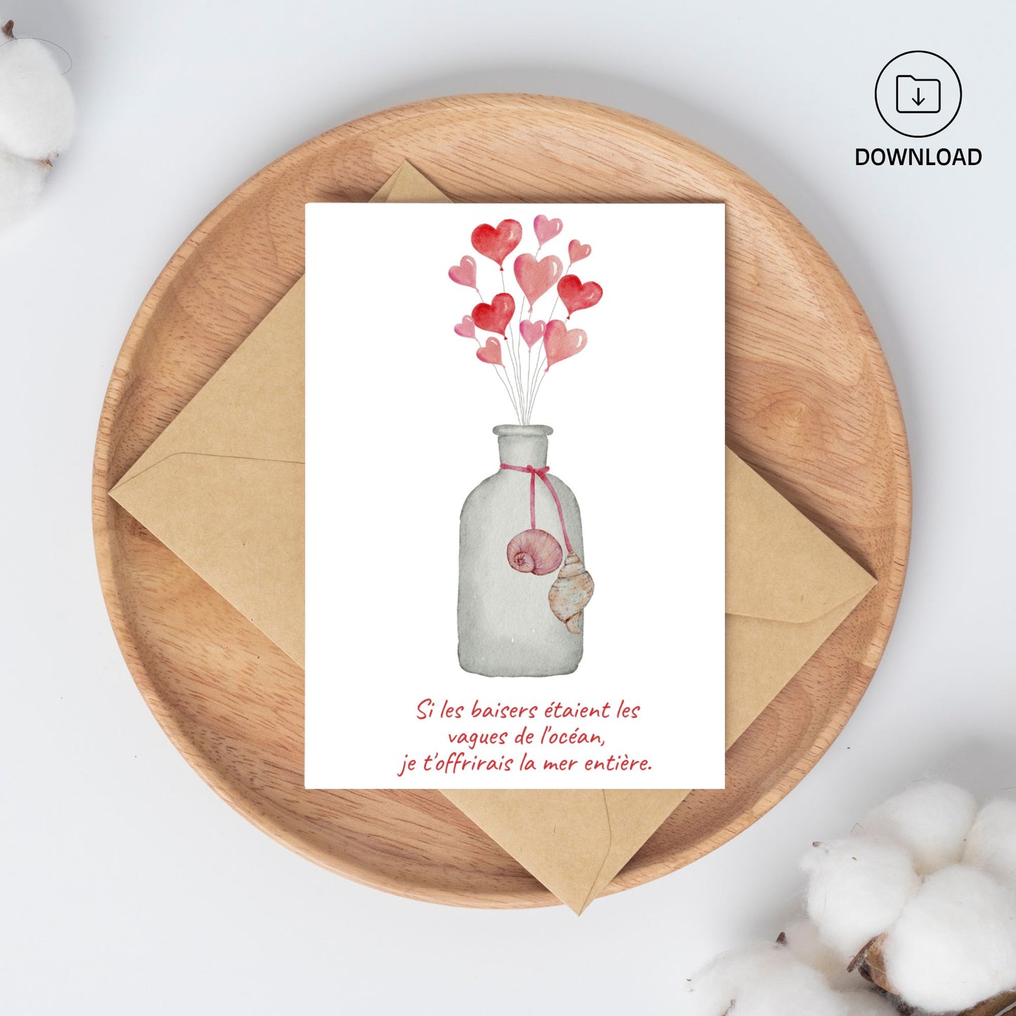 I Would Gift You The Sea Valentines Card