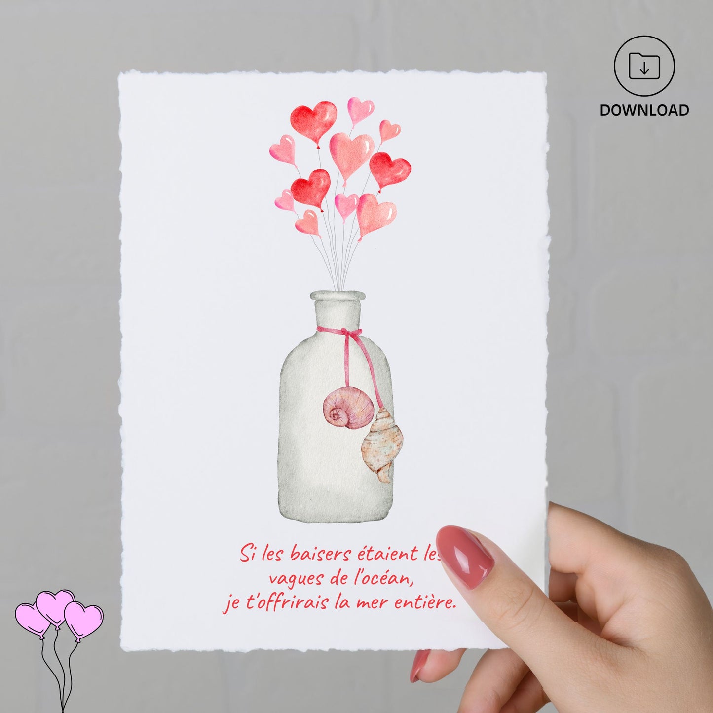 I Would Gift You The Sea Valentines Card