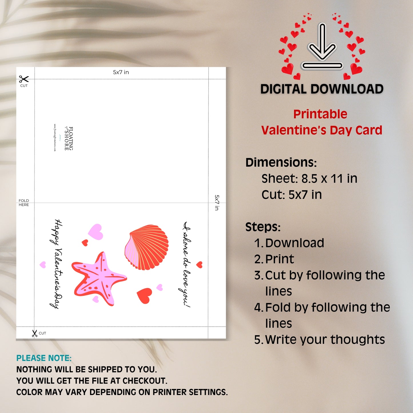 I Shore Do Love You Carte St Valentin