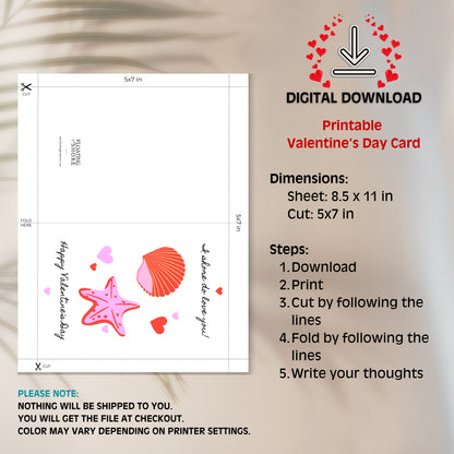 I Shore Do Love You Carte St Valentin