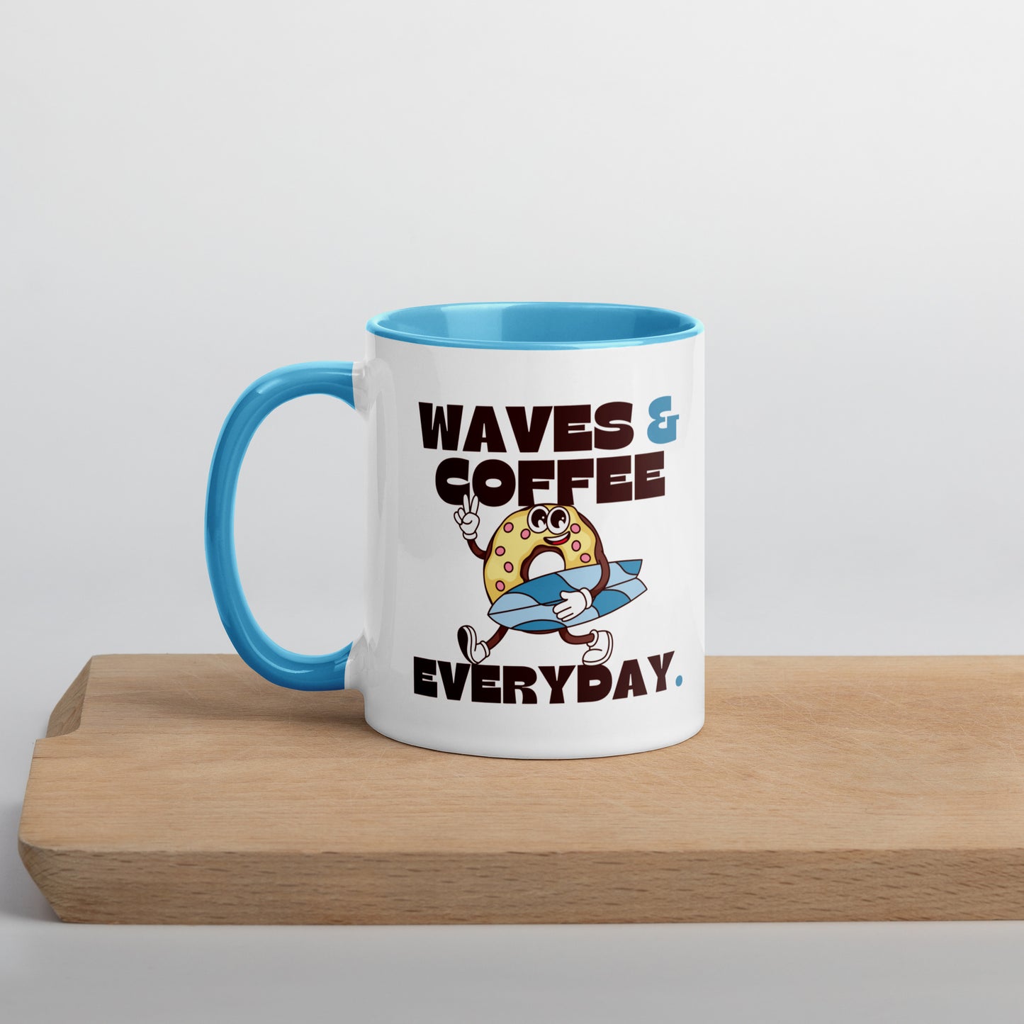 Waves & Coffee Everyday Colored Mug