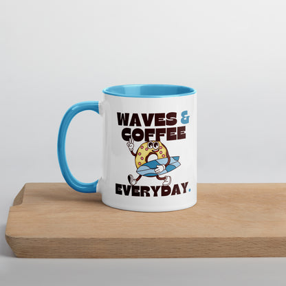 Waves & Coffee Everyday Colored Mug