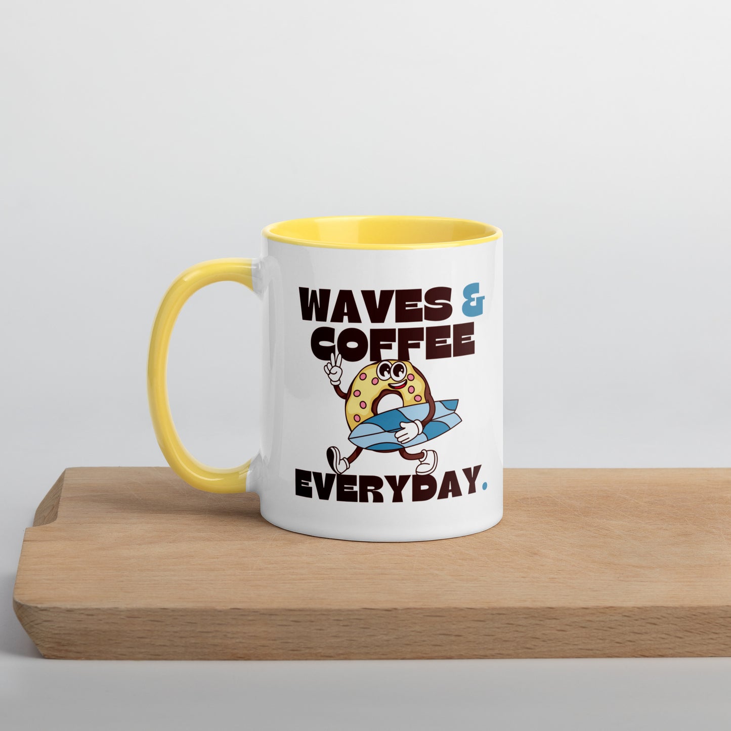 Waves & Coffee Everyday Colored Mug