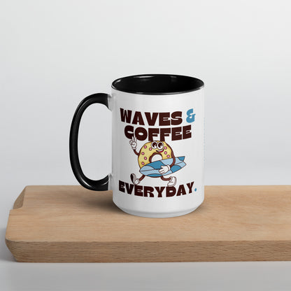 Waves & Coffee Everyday Colored Mug