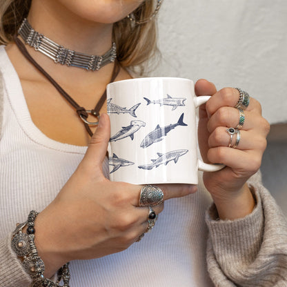 Requins Tasse Céramique
