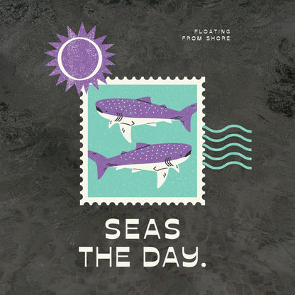 Seas The Day T-shirt (Violet)