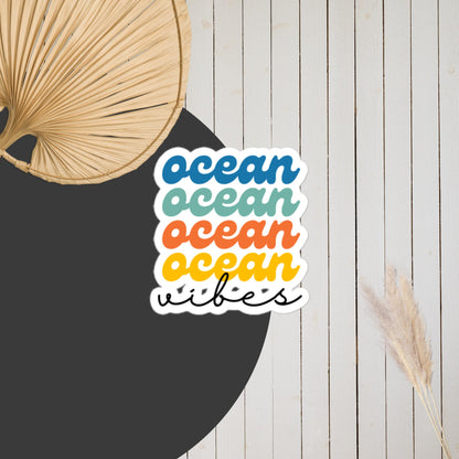 Rétro Ocean Vibes Autocollant
