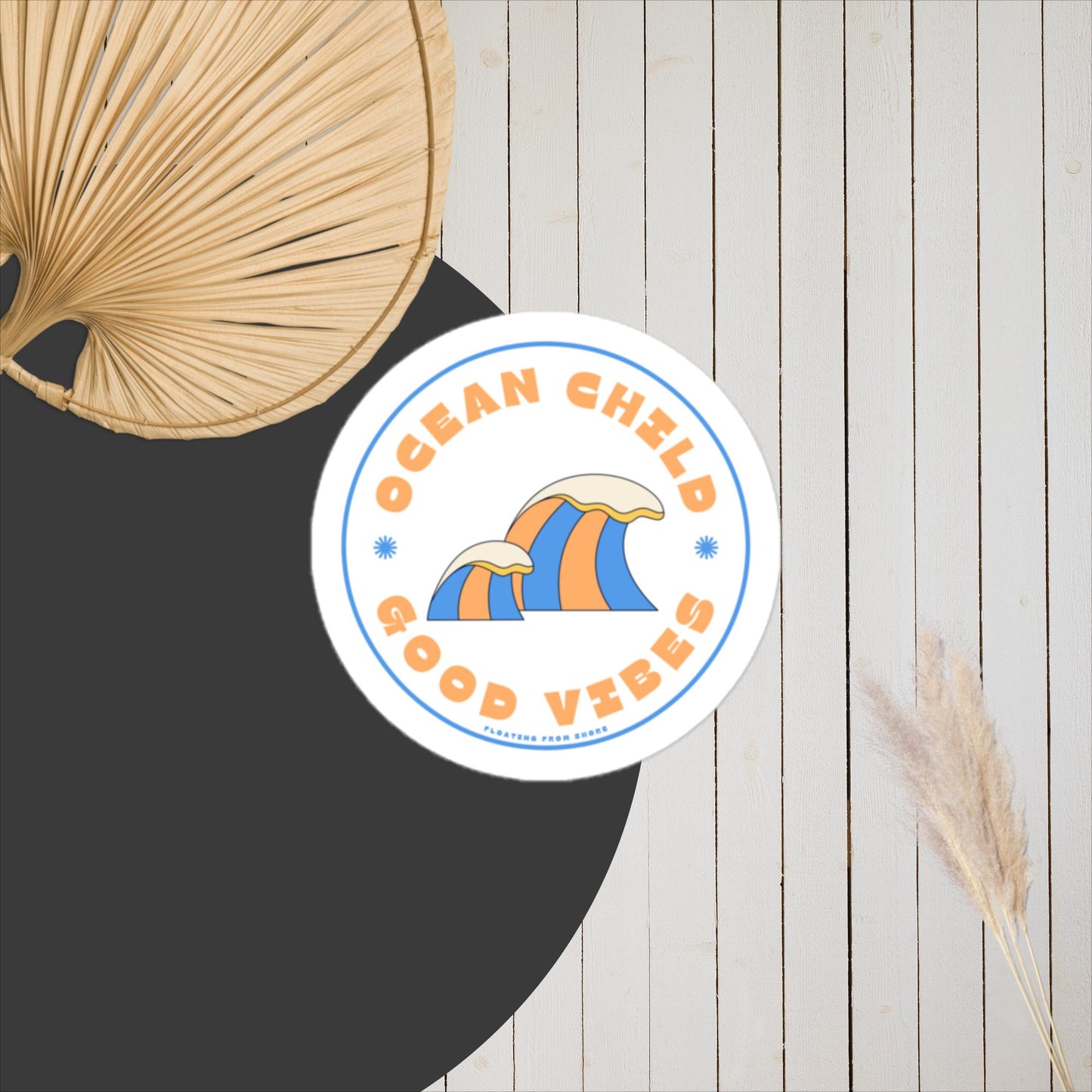 Ocean Child Good Vibes Autocollant