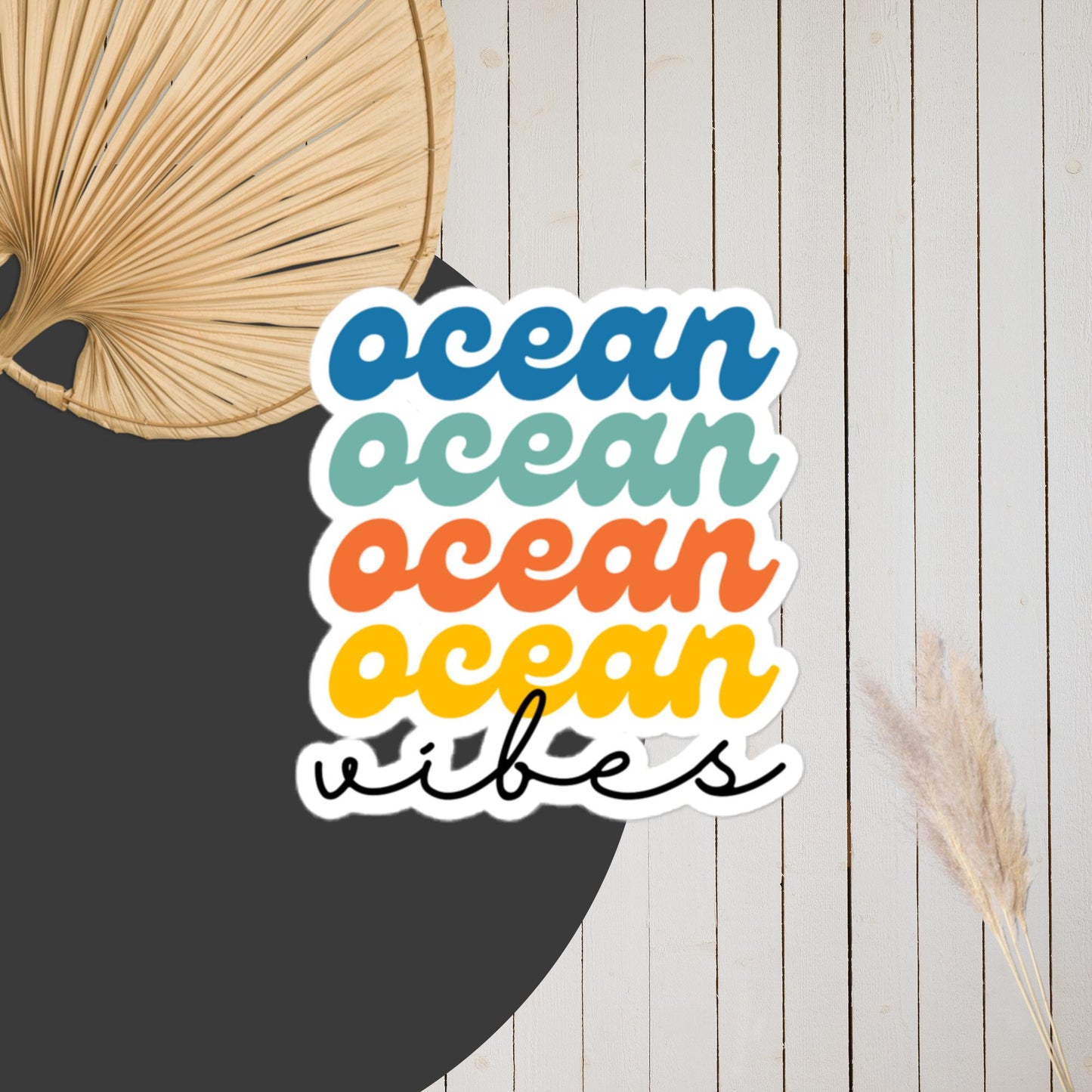 Rétro Ocean Vibes Autocollant