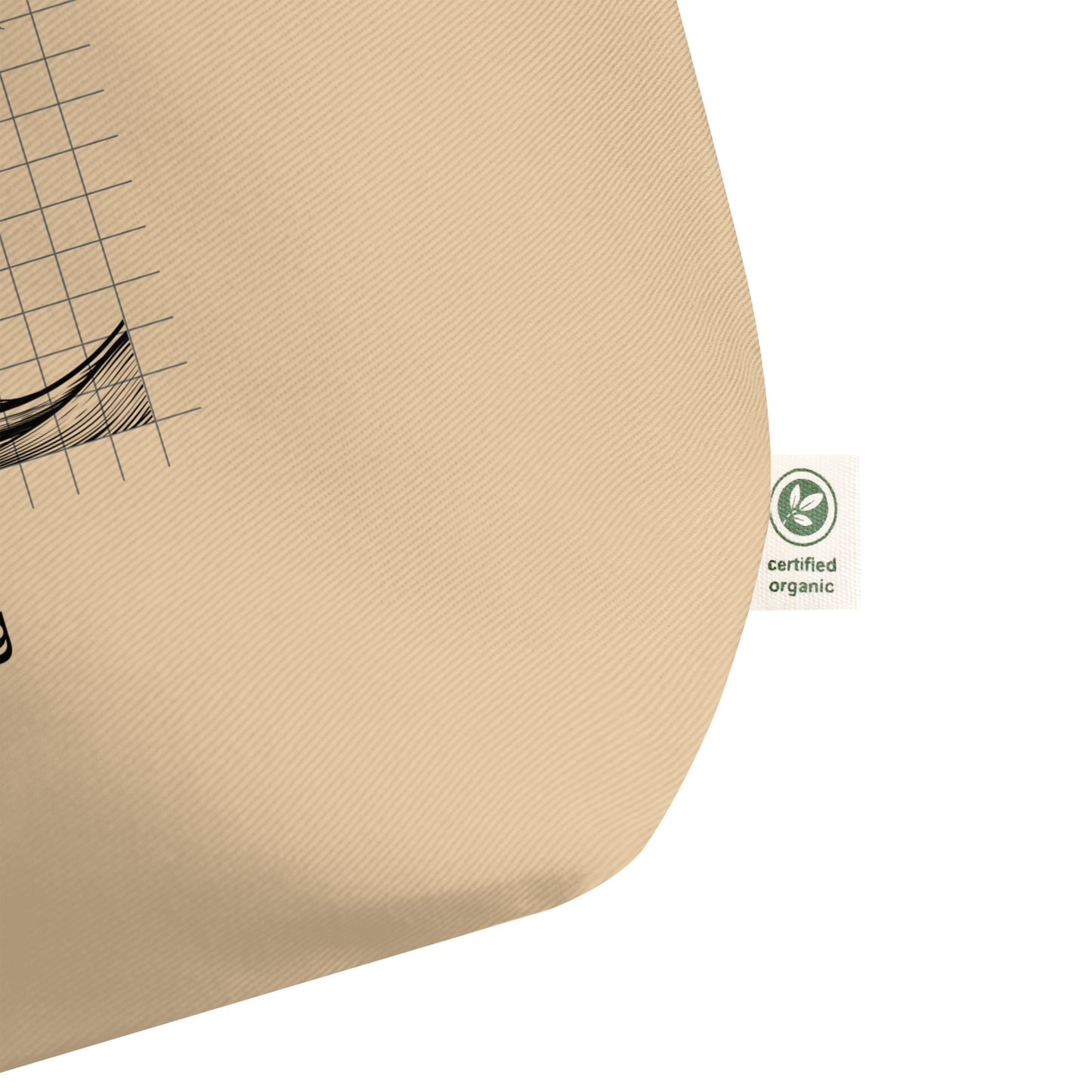 Salty, Mesmerizing & Limitless │ Beige & Noir │ Grand Tote Bag