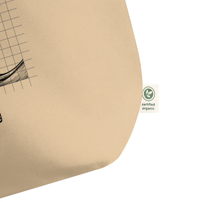 Salty, Mesmerizing & Limitless │ Beige & Noir │ Grand Tote Bag