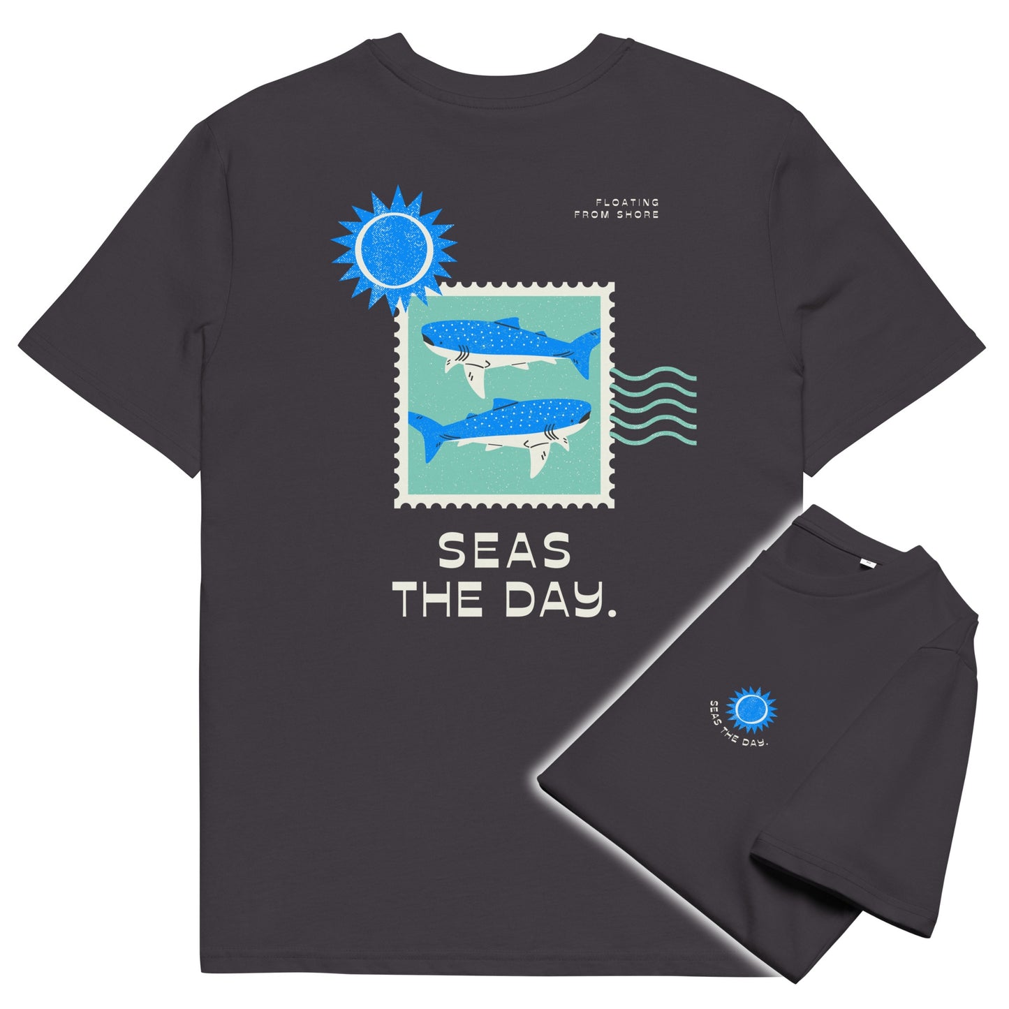 Seas The Day T-shirt (Bleu)