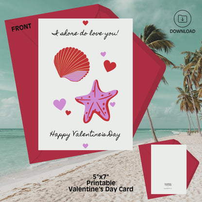 I Shore Do Love You Carte St Valentin