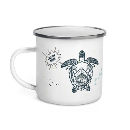 Save The Turtles Enamel Mug