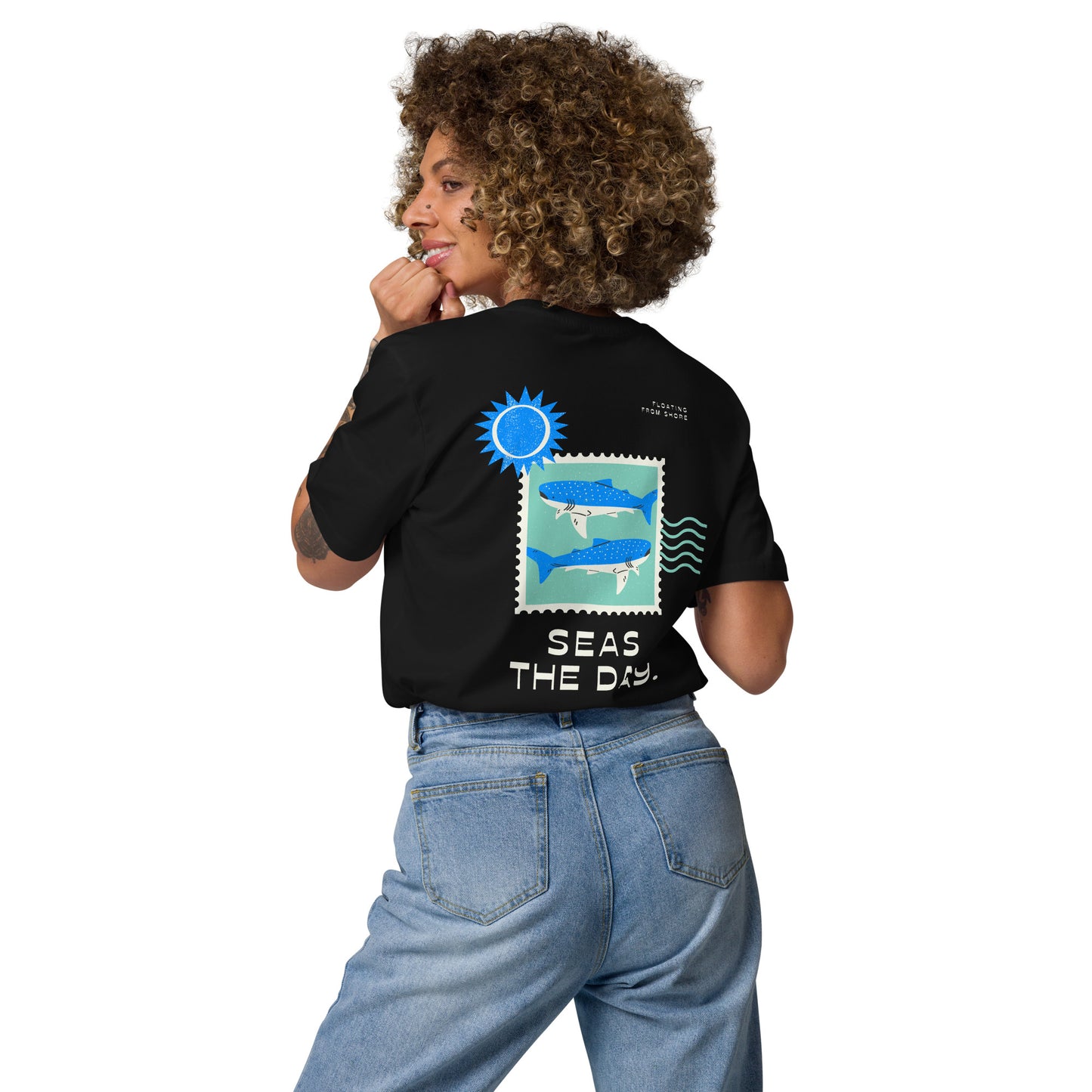 Seas The Day T-shirt (Bleu)