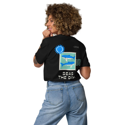 Seas The Day T-shirt (Bleu)