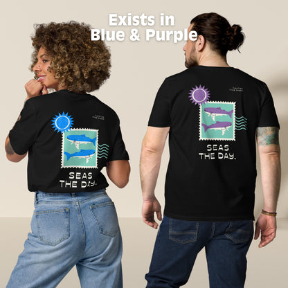 Seas The Day T-shirt (Bleu)
