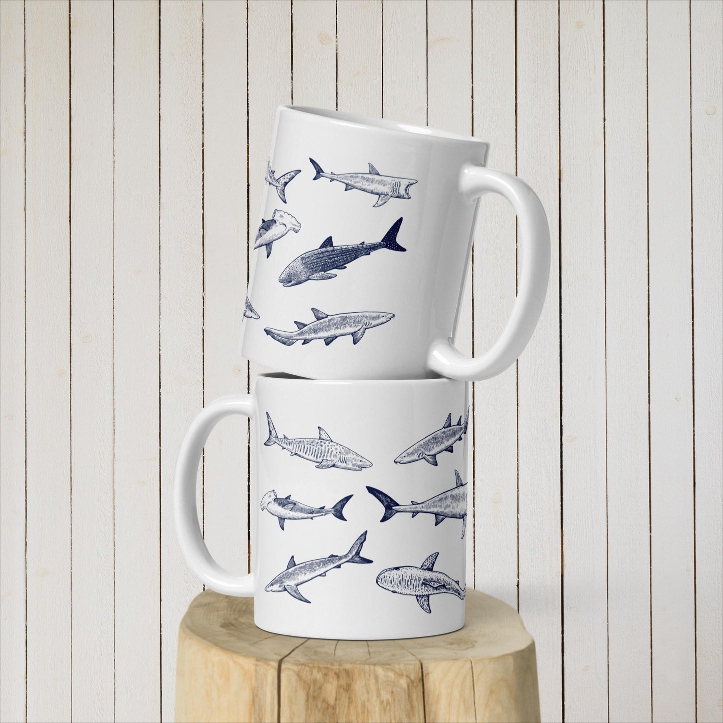 Requins Tasse Céramique