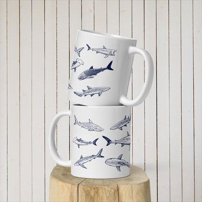 Requins Tasse Céramique