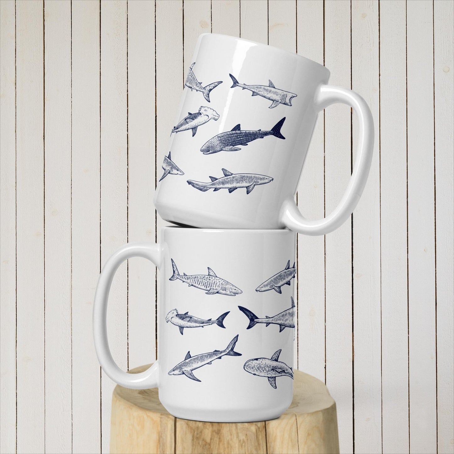 Requins Tasse Céramique