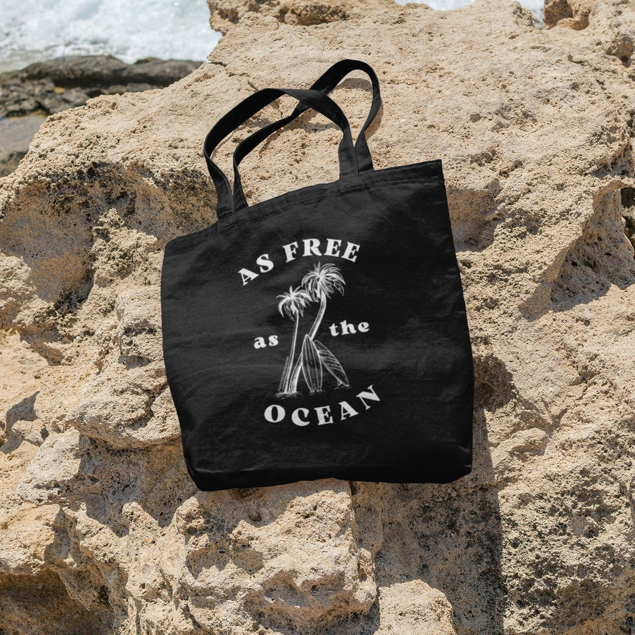 As Free As The Ocean Tote Bag