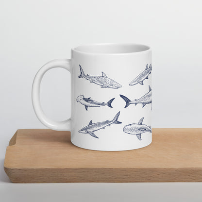 Requins Tasse Céramique